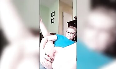 Granny's First Time Wearing an Anal Plug