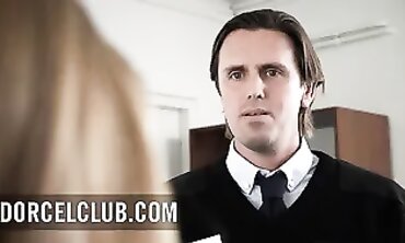 Secretary Liza Del Sierra in a Wild French Threesome