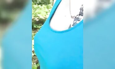 Risky Outdoor Park Masturbation
