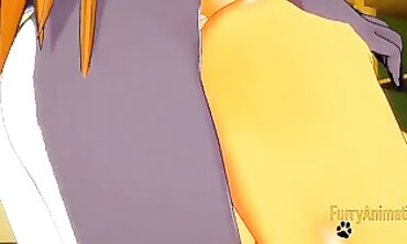 Taomon Cosplay Deep Throat and Handjob