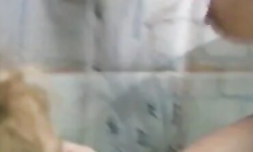 Classic Pornstar Nina Hartley in Hairy Lesbian Shower Scene