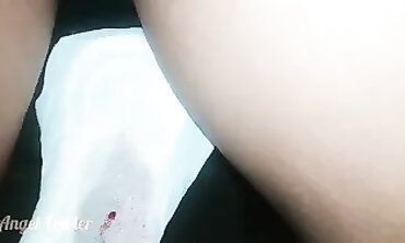 Solo MILF Masturbates With Sanitary Pad During Period