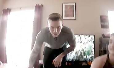 Steve Rickz Bangs His Goth Girlfriend's Huge Ass