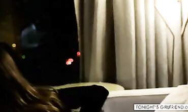Petite Brunette Lily Adams Takes a Huge Black Cock