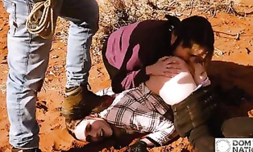 Brooke Johnson & Rebel Rhyder: Public Skinny Threesome with Big Ass