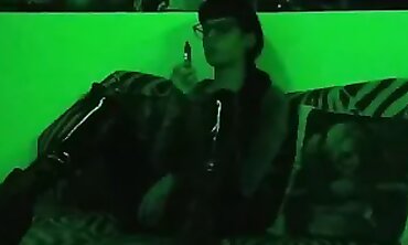 Gothic Mistress Smoking in Mysterious Green Light Pt 2 HD