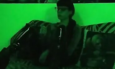 Gothic Mistress Smoking in Mysterious Green Light Pt 2 HD
