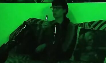 Gothic Mistress Smoking in Mysterious Green Light Pt 2 HD