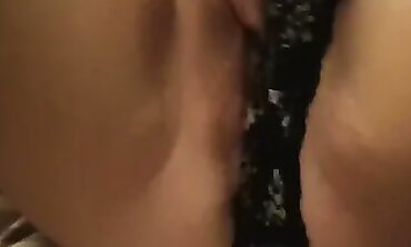Flower Wears Velvety G-String For Creampie Fun