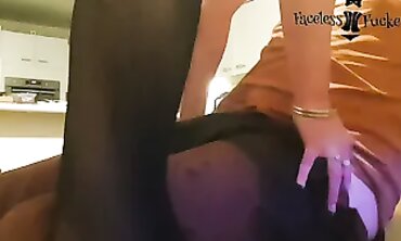 Latina MILF Pisses on Her Husband