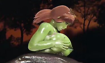 Queen Fiona Gets Creampied by an Orc