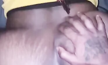 Ebony MILF Takes a Morning Backshot and Reverse Cowgirl Ride