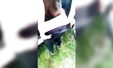 French Amateur Babe Gets Hardcore Outdoor Blowjob and Fuck