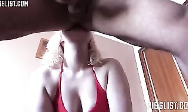 Chavvy Blonde Brit Gets Anal, Blowjob & Pissed On