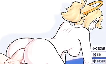 Overwatch Academy: Mercy Gets Anal Creampie