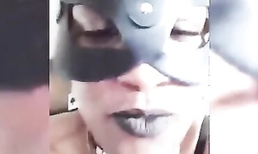 African Goddess BrownAppleBottom69 Takes on a Gangbang