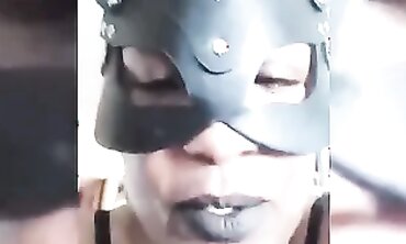 African Goddess BrownAppleBottom69 Takes on a Gangbang