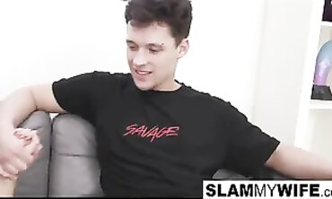 Dark-Haired Girlfriend Takes a Big Black Cock