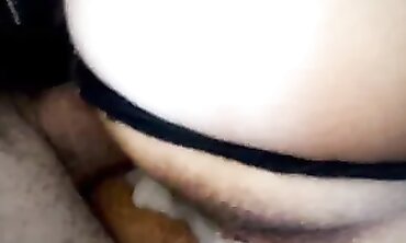 French Milf in Stockings Gets Rough Creampie