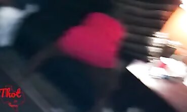 Ebony Ex-Wifey Takes Creampie Lap Dance From African Spinner