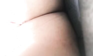 Joy Plays With An Anal Plug In Pantyhose Outside