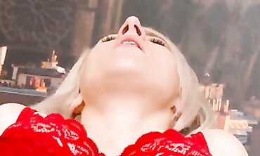 Julie Holly Gets Revved: French Cougar Craves Deep Anal DP