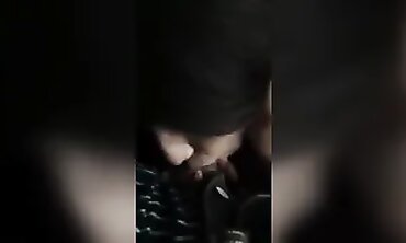 Busty Dark-Haired Babe Deepthroats In POV