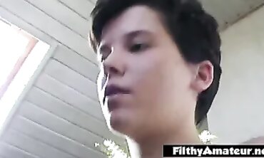 Intrepid 19-Year-Old's Anal Defloration and Fisting