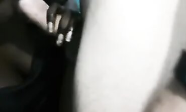 Ebony Outdoor Gangbang After Disco Party