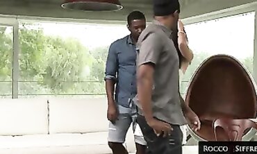 Secretary Sara Bell Takes Double Interracial DP