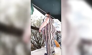 FAT ASS BLONDIE into STRIPES