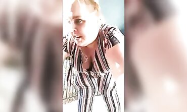 FAT ASS BLONDIE into STRIPES