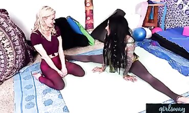 G/G Yoga Session Turns Into Intense Fingering