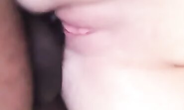 Shaved New Wife Takes a BBC Creampie