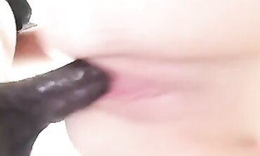 Shaved New Wife Takes a BBC Creampie