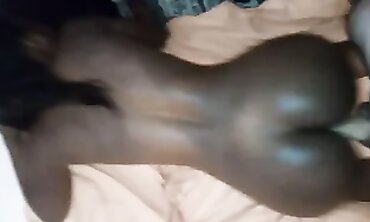 POV: Ebony College Senior Takes Rough Anal