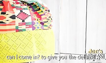 BBW Saleswoman With Huge African Booty