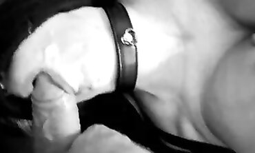 French MILF Swallows Deep During Rough Amateur Blowjob