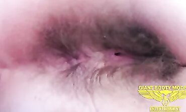 Pink's Hairy Ass Compilation: Big Mature Butt Anal Action