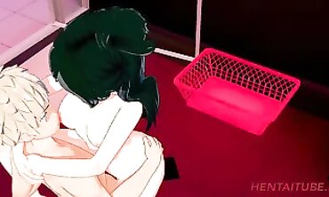 Boku No Hero Cosplay: Inko Takes Bakugou's Creampie