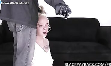Cleo Vixen Gets Rough Interracial Action
