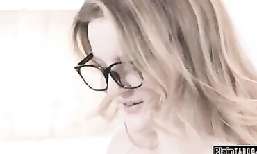 Busty Blonde Sells Her Innocence to a Stud