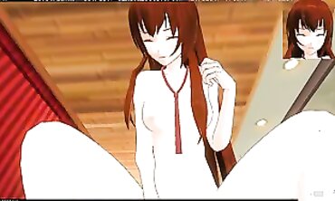 POV: Kurisu Makise Takes Control in 3D Hentai