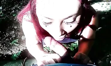 POV: Public Park Blowjob With Cumshot