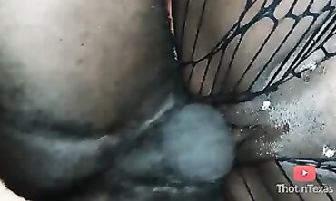 Tag Squad: Close-Up of Rod Deep Throating the Sweetheart Ex-Wifey