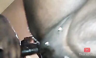 Tag Squad: Close-Up of Rod Deep Throating the Sweetheart Ex-Wifey