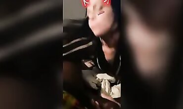 Sucky Good: Latina Babysitter Gives Interracial Blowjob