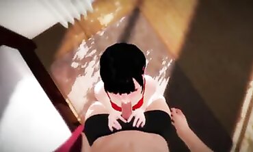 Asian POV Blowjob Ends in a Hot Facial Cumshot