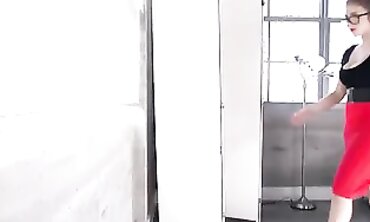 Lena Paul Serves Her Hot Boss in Snapchat Reality
