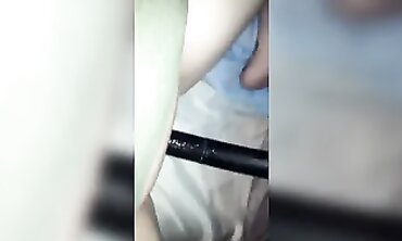 Redhead Crimson Squirts With Hose